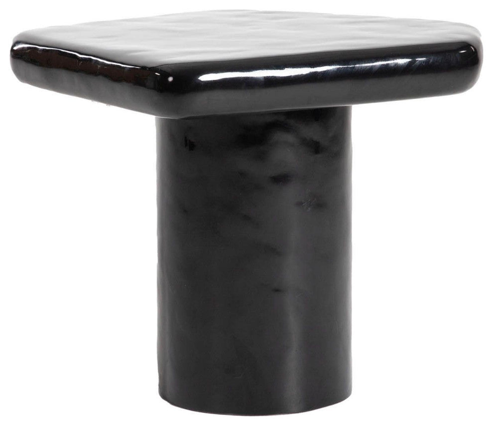 Eternal Concrete Side Table, Black