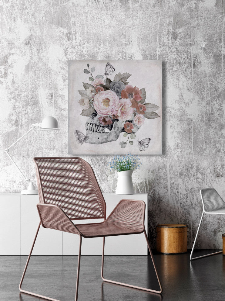 "Move Forward" Painting Print on Wrapped Canvas, 18x18