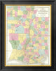 "Map of Mississippi, Louisiana and Arkansas, 1839"  by David H. Burr, 21x26"