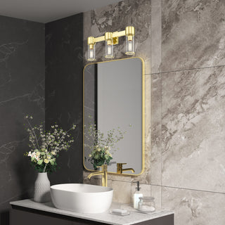 Livex Lighting Quincy 3-Light Polished Brass Vanity Sconce