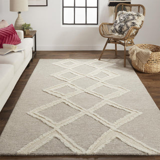 Weave & Wander Elika Brown 8'x10' Hand Tufted Area Rug