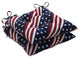 Major Americana Wrought Iron Seat Cushion, Set of 2
