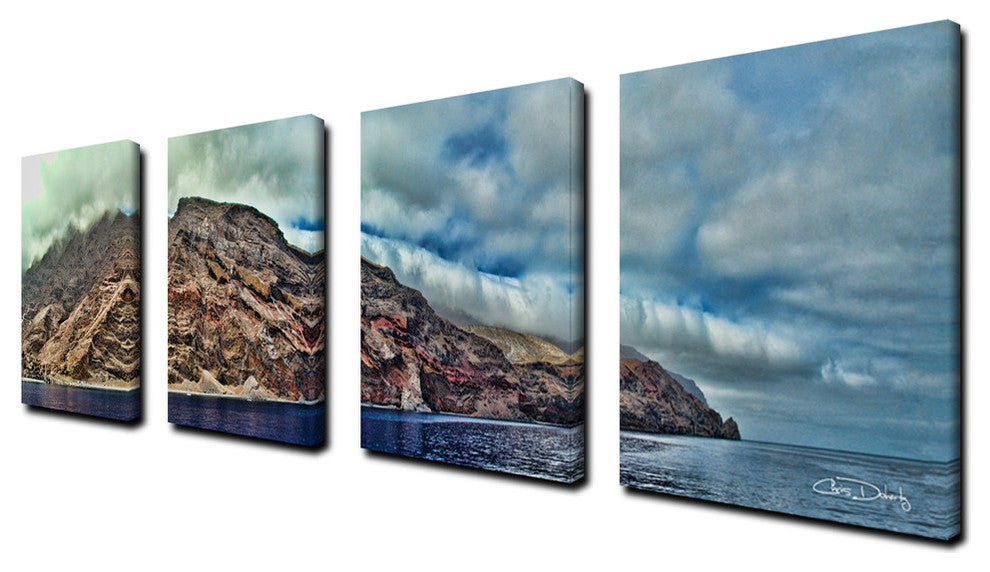 Ready2hangart Chris Doherty 'Guadeloupe Island' 4-piece Canvas Wall Art
