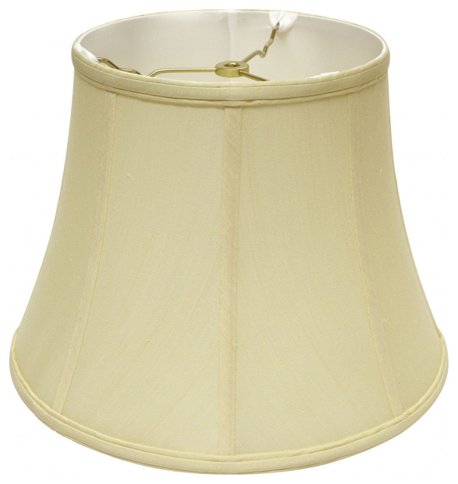 14" Antique White Altered Bell Monay Shantung Lampshade