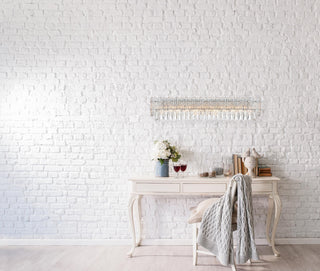 Home Living 34.5" Wall Sconce, Chrome