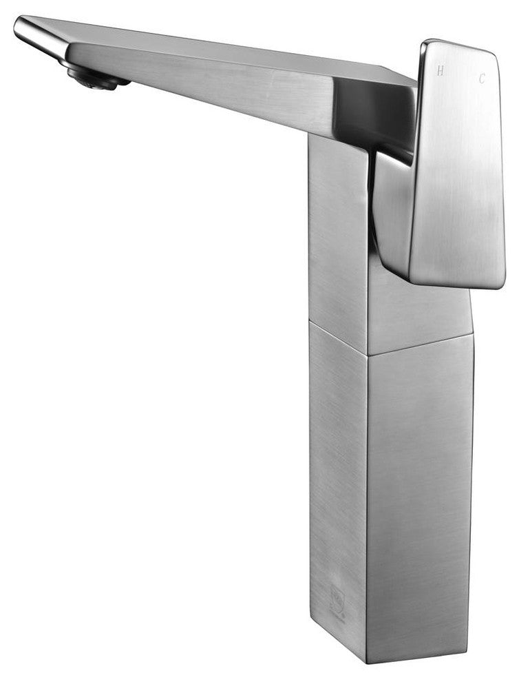 ALFI brand AB1475-BN Brushed Nickel Single Hole Tall Bathroom Faucet