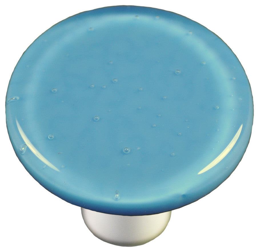 Egyptian Blue Knob Round, Black Post