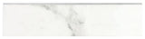 Porcelain Trims 3"x12" Bullnose Tile, Blanc White Matte