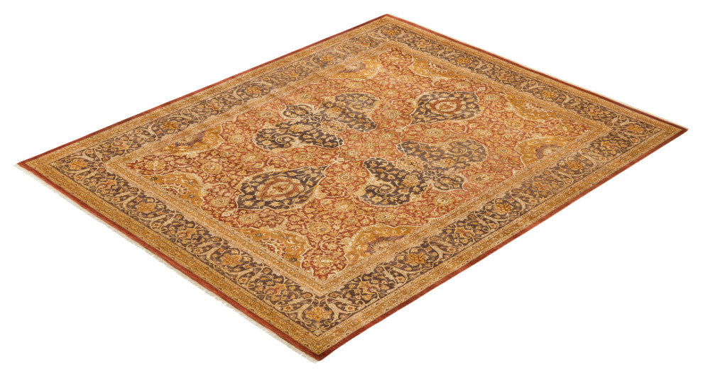 Mogul, One-of-a-Kind Hand-Knotted Area Rug Orange, 8'4"x10'3"