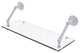 Prestige Que New 24" Floating Glass Shelf, Matte White