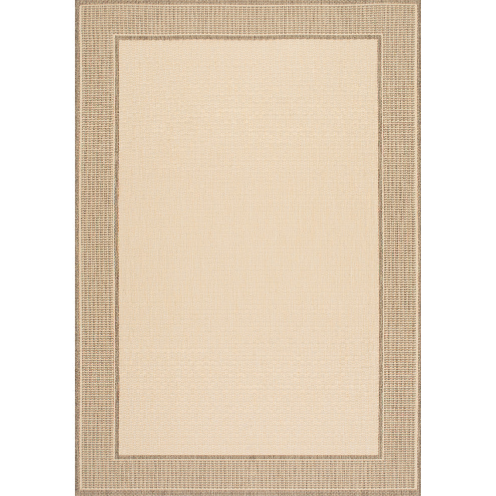 Nuloom Indoor/Outdoor Machine Made Area Rug, Beige 5'3"x7'6"