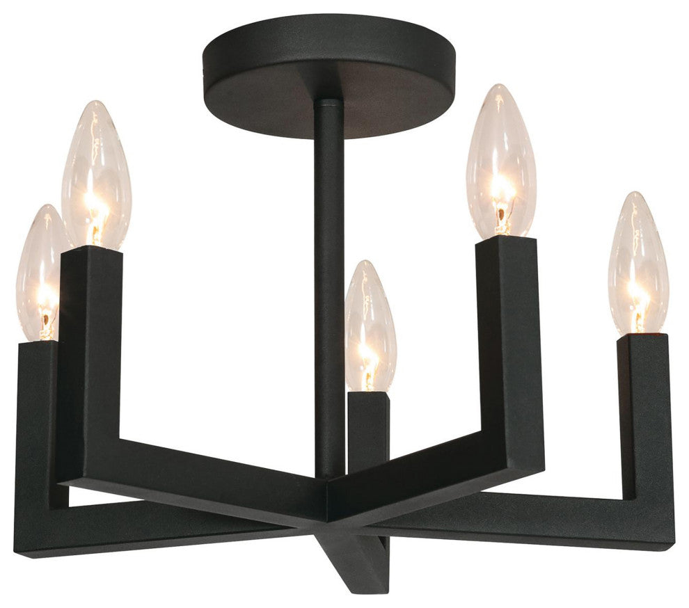 Grace 5 Light Semi-Flush