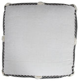 Textured Diamond Dash Pouf Ottoman