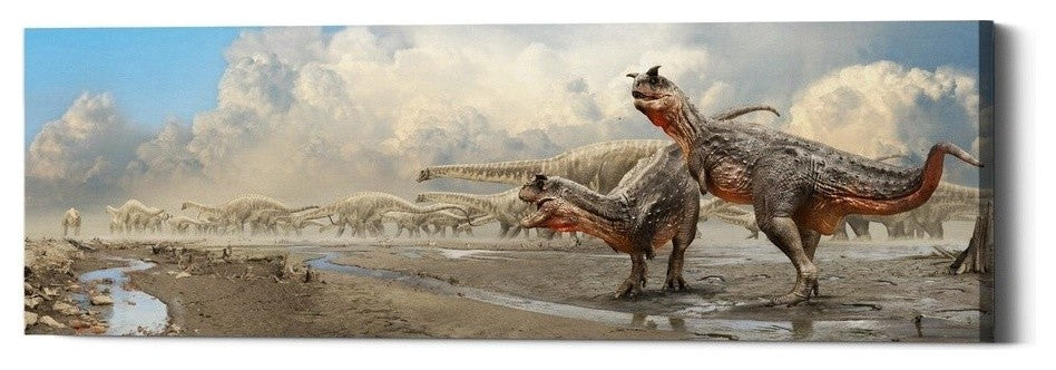 Epic Graffiti "Brothers in Blood" Giclee Canvas Wall Art, 20"x60"