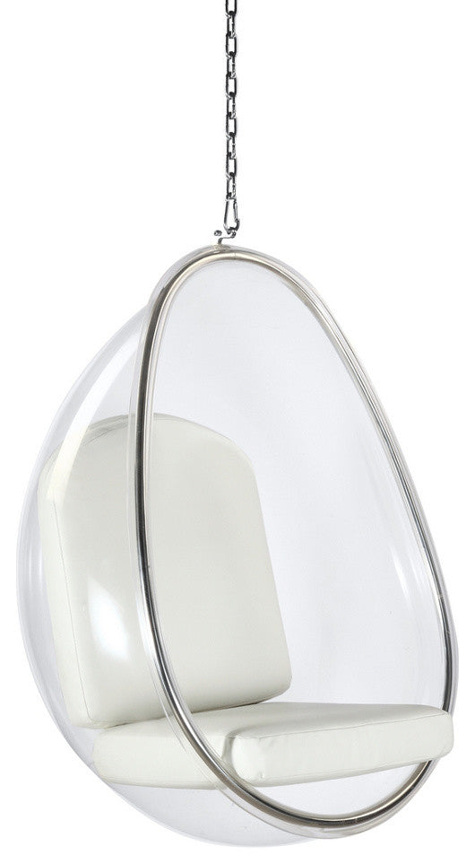 Modern Classics Balloon Hanging Chair, White