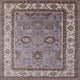Ahgly Company Indoor Square Mid-Century Modern Area Rugs, 3' Square