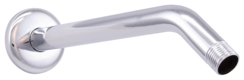 10" Shower Arm In Oil Rubbed Bronze, Polished Chrome