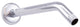 10" Shower Arm In Oil Rubbed Bronze, Polished Chrome
