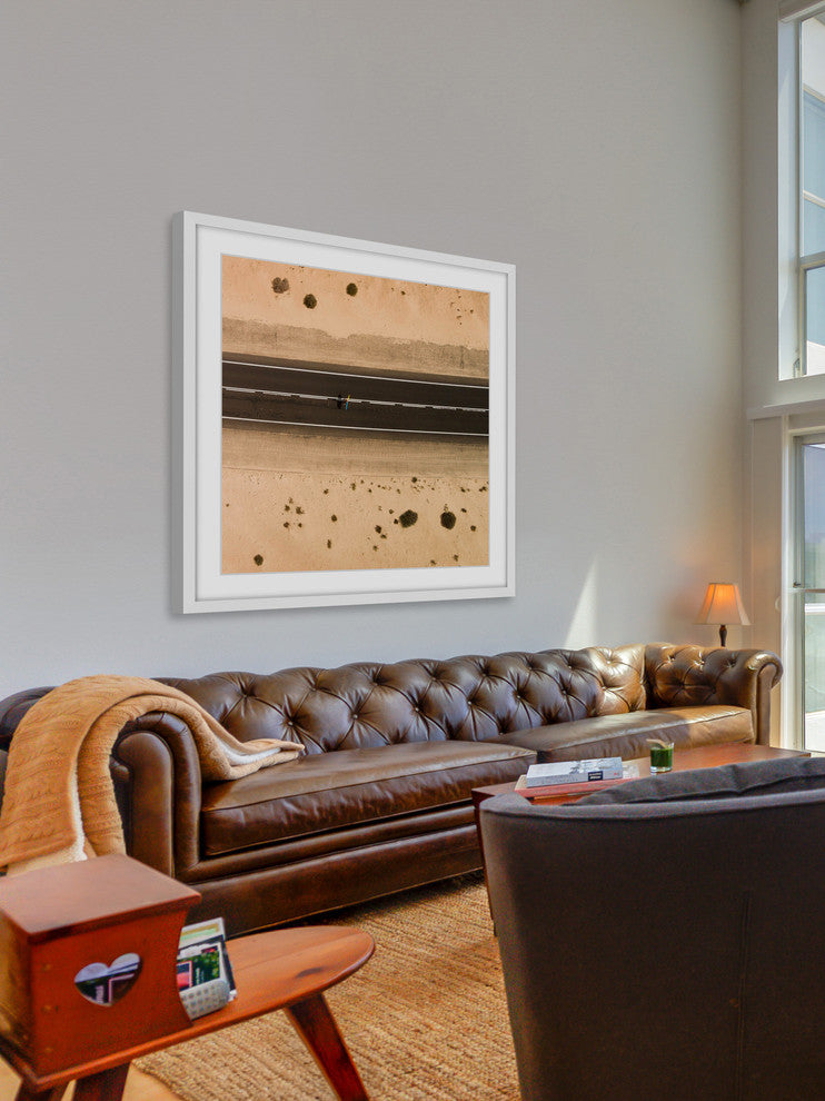 "Crossing The Road" Framed Print by Karolis Janulis