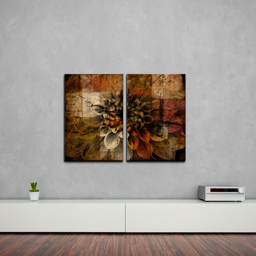 Daisy Canvas Wall Art, 2-Piece Set