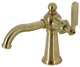 KS3547KL Single-Handle Bathroom Faucet With Push Pop-Up, Brushed Brass