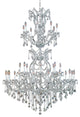 Artistry Lighting Alexandria Collection Hanging Crystal Chandelier 48x68, Chrome
