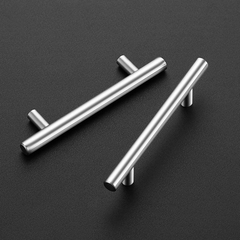 Brushed Nickel Stainless Steel 5'' Cabinet Pulls, 1 Piece Set