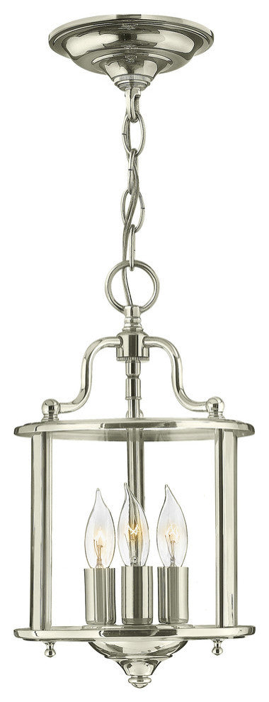Hinkley Gentry Foyer Small Single Tier, Polished Nickel