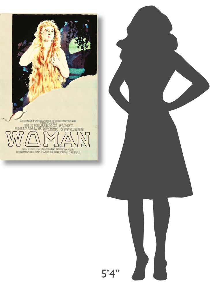 "Woman" Stretched Canvas Giclee by Hollywood Photo Archive, 24x36"