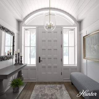 Sacha Alturas Gold 4 Light Pendant Ceiling Light Fixture