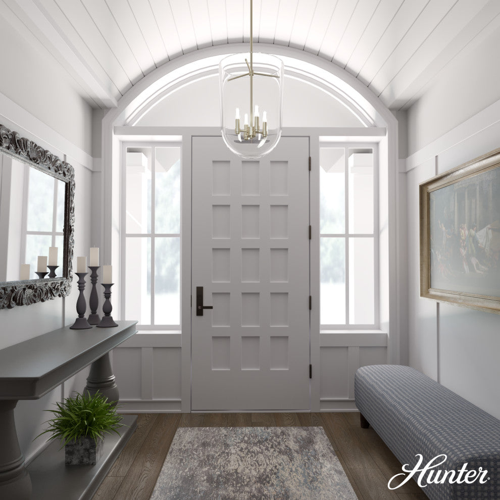 Sacha Alturas Gold 4 Light Pendant Ceiling Light Fixture