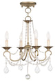 Pennington Convertible Chain-Hang and Ceiling Mount, Antique Silver Leaf