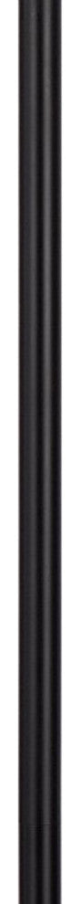 61 Inch Modern Floor Lamp, Hanging Mesh Shade, Metal Base, Black