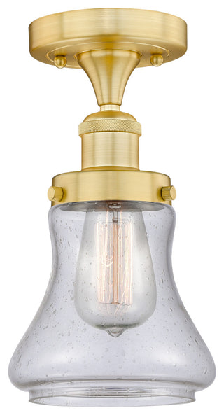 Innovations Bellmont 1 6.5" Semi-Flush Mount Satin Gold