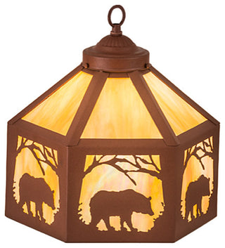 13W Lone Bear Fan Light