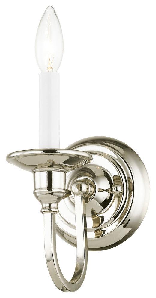 Cranford Wall Sconce, Polished Nickel