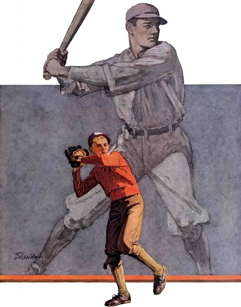 "Shadow Batter" Painting Print on Canvas by John E. Sheridan