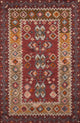 Tangier Hand-Hooked Rug, Red, 5'x8'