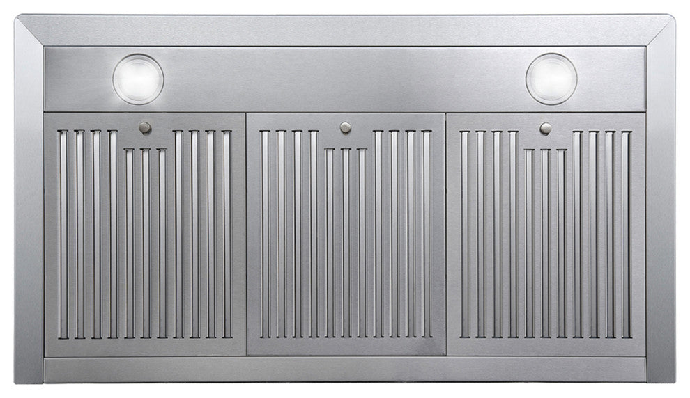 Cosmo Ducted Wall Mount Range Hood in Stainless Steel, Permanent Filters, 36"