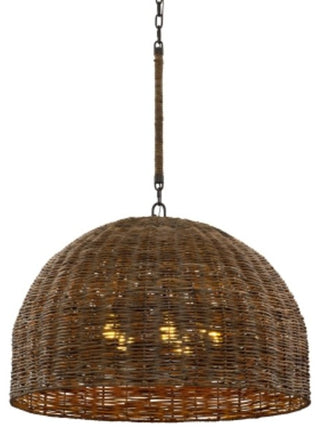 Troy Lighting F6905 Huxley 5 Light 34"W Pendant - Tidepool Bronze