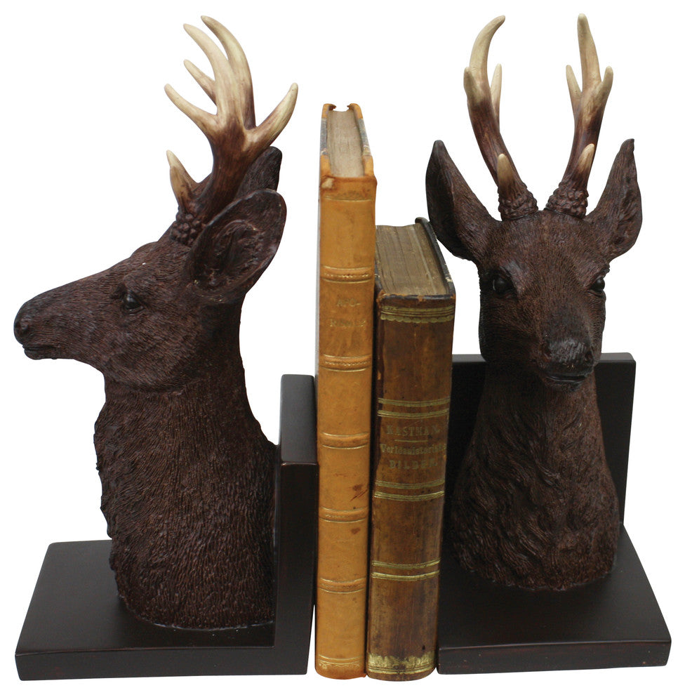 Deer Head Bookend