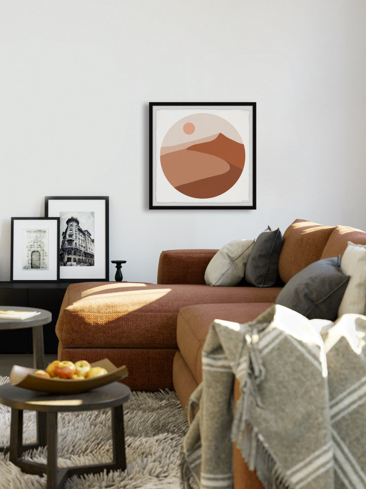 "Into the Desert" Framed Painting Print, 32x32