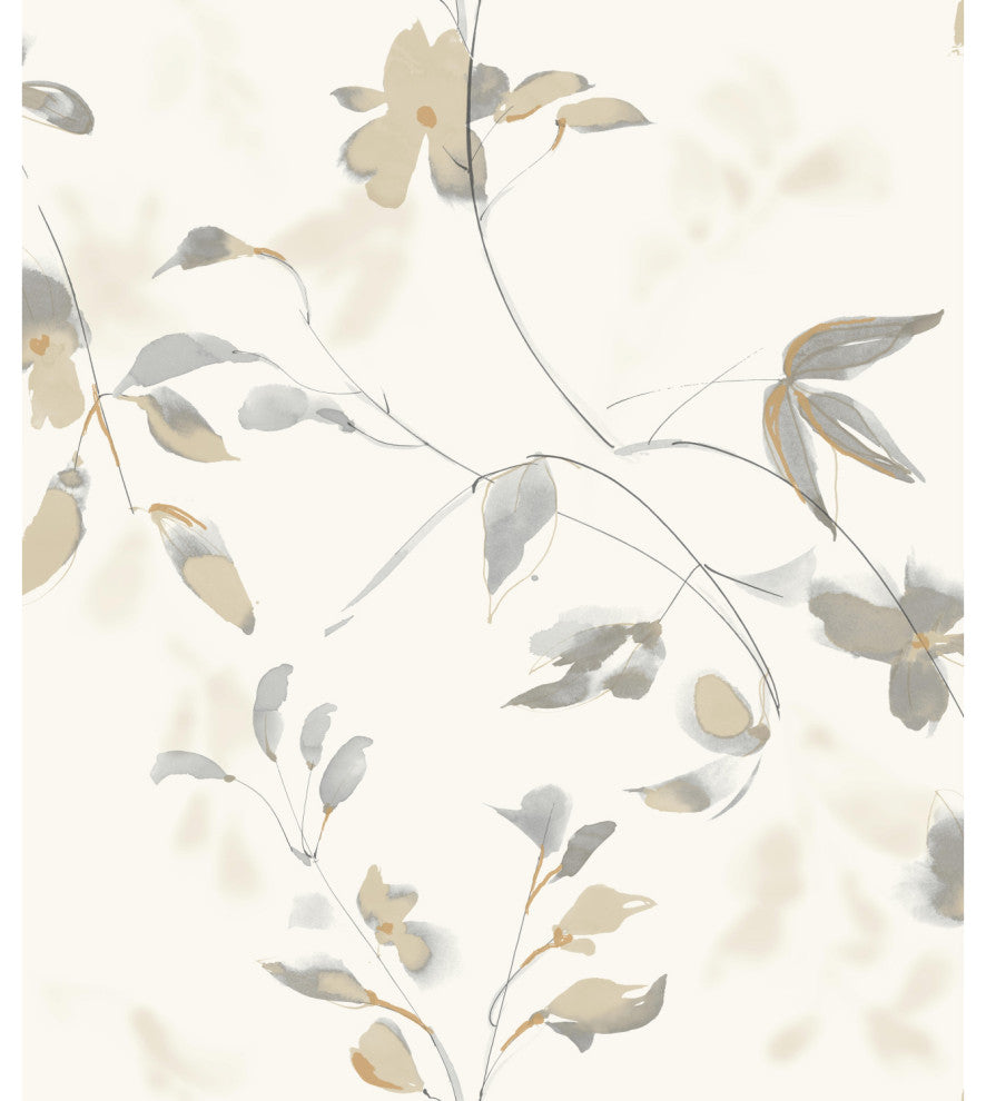 Tan Linden Flower Wallpaper