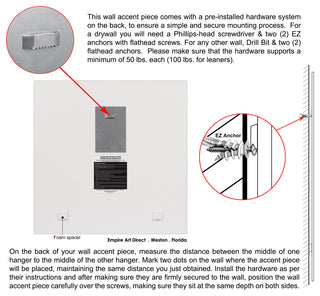 "Hip Elon" Frameless Reverse Printed Tempered Art Glass Wall Art