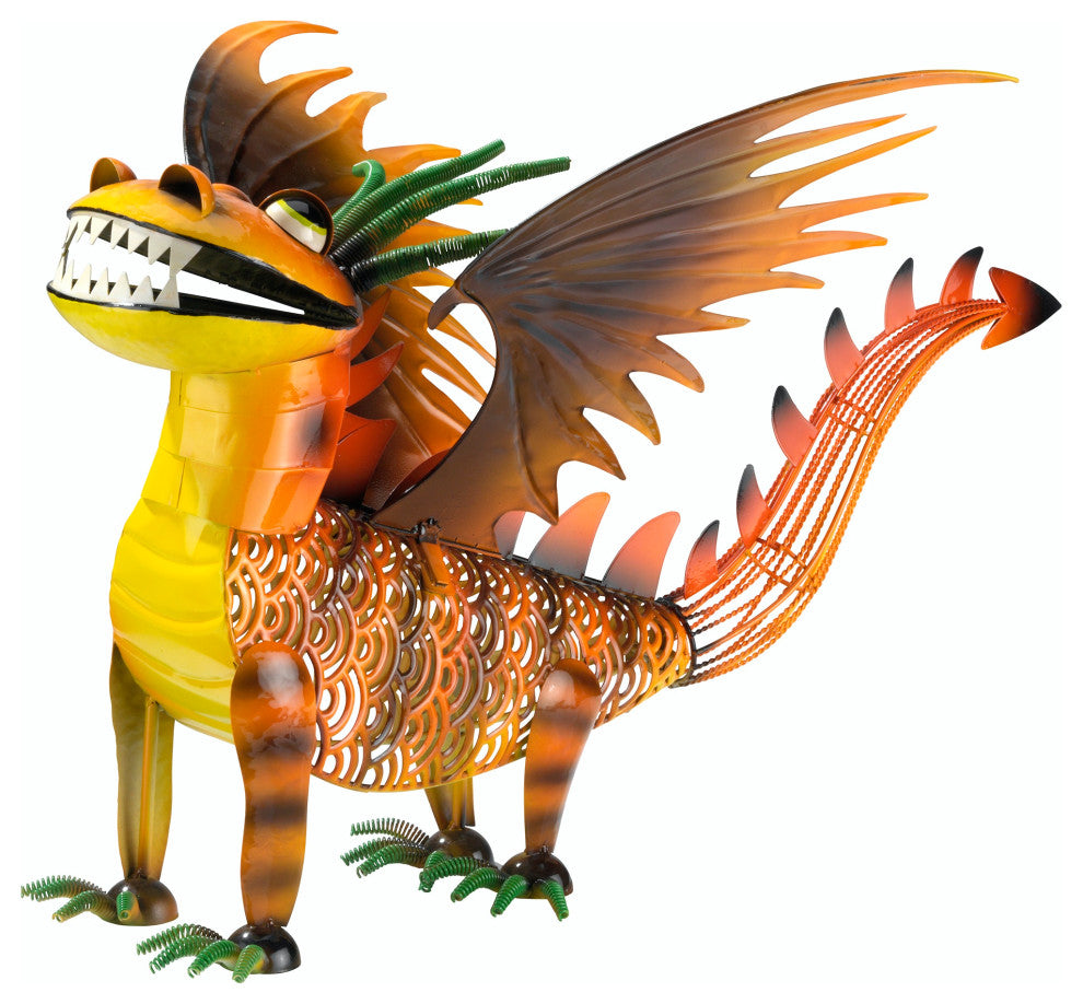 Cheddar the Gothic Dragon Metal Statue