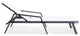 LeisureMod Marlin Chaise Lounge Chair With Arms and Fire Pit Table, White