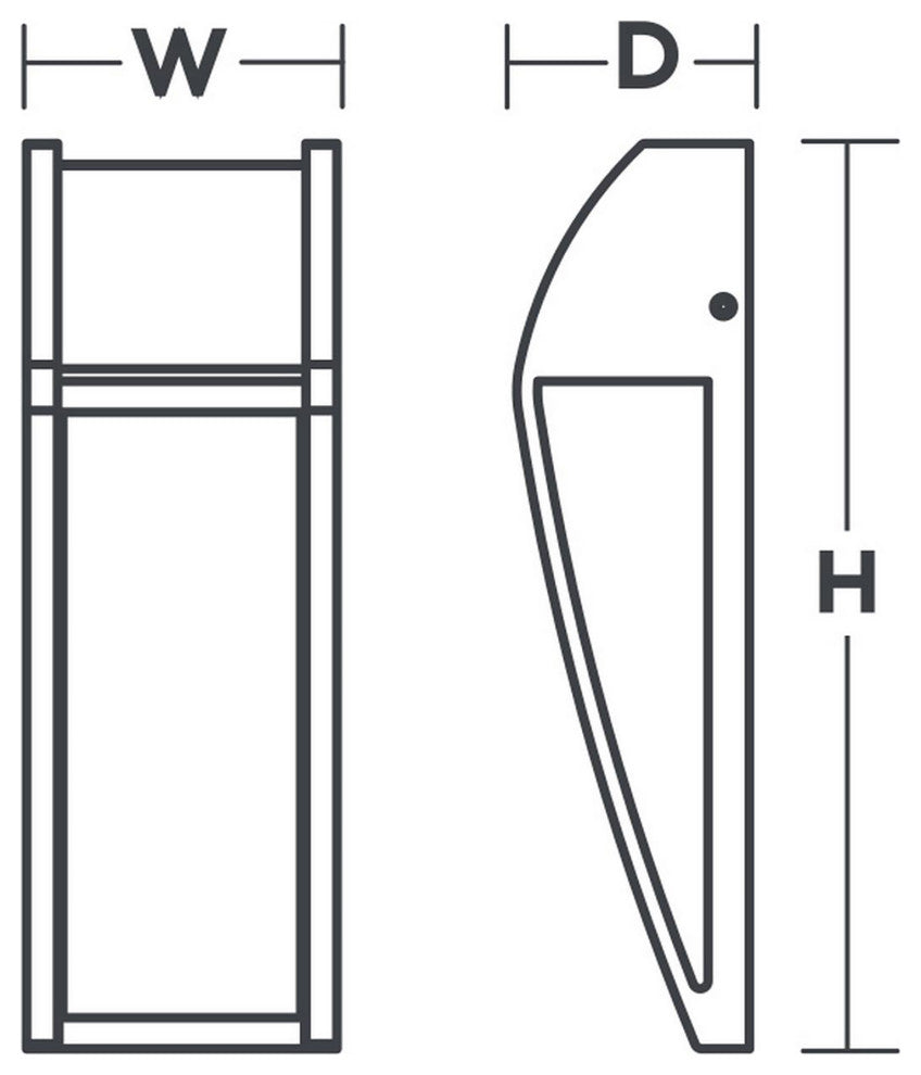 Newport Sconce LED 10W - Bronze