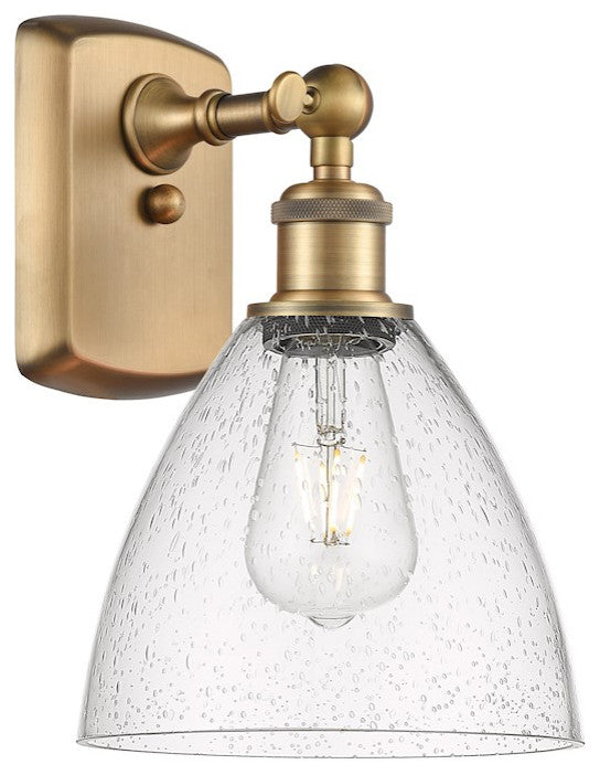 Innovations Lighting 516-1W-BB-GBD-754-LED Ballston Dome 1 Light 8" Sconce