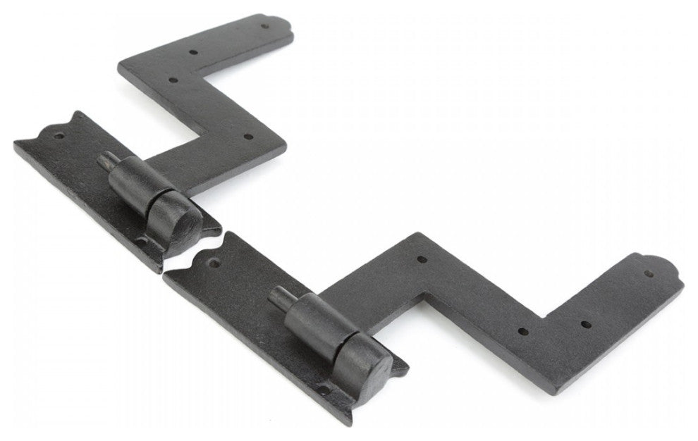 Pair Shutter Hinge Wrought Iron 6" H x 6 1/2" W Pack of 50