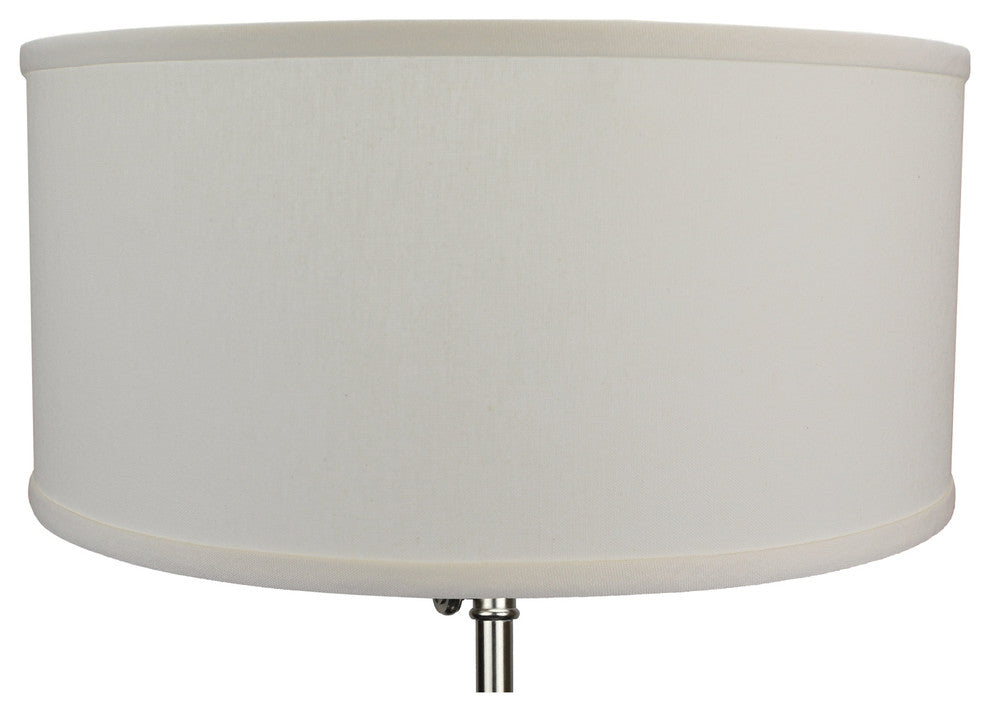 Fenchel Shades, 17"x17"x8" Spider Attachment Drum Lamp Shade, Linen